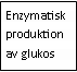 Text Box: Enzymatisk produktion av glukos