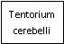 Text Box: Tentorium cerebelli