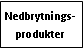 Text Box: Nedbrytnings-produkter