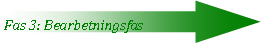 Right Arrow: Fas 3: Bearbetningsfas