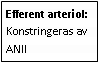Text Box: Efferent arteriol: Konstringeras av ANII